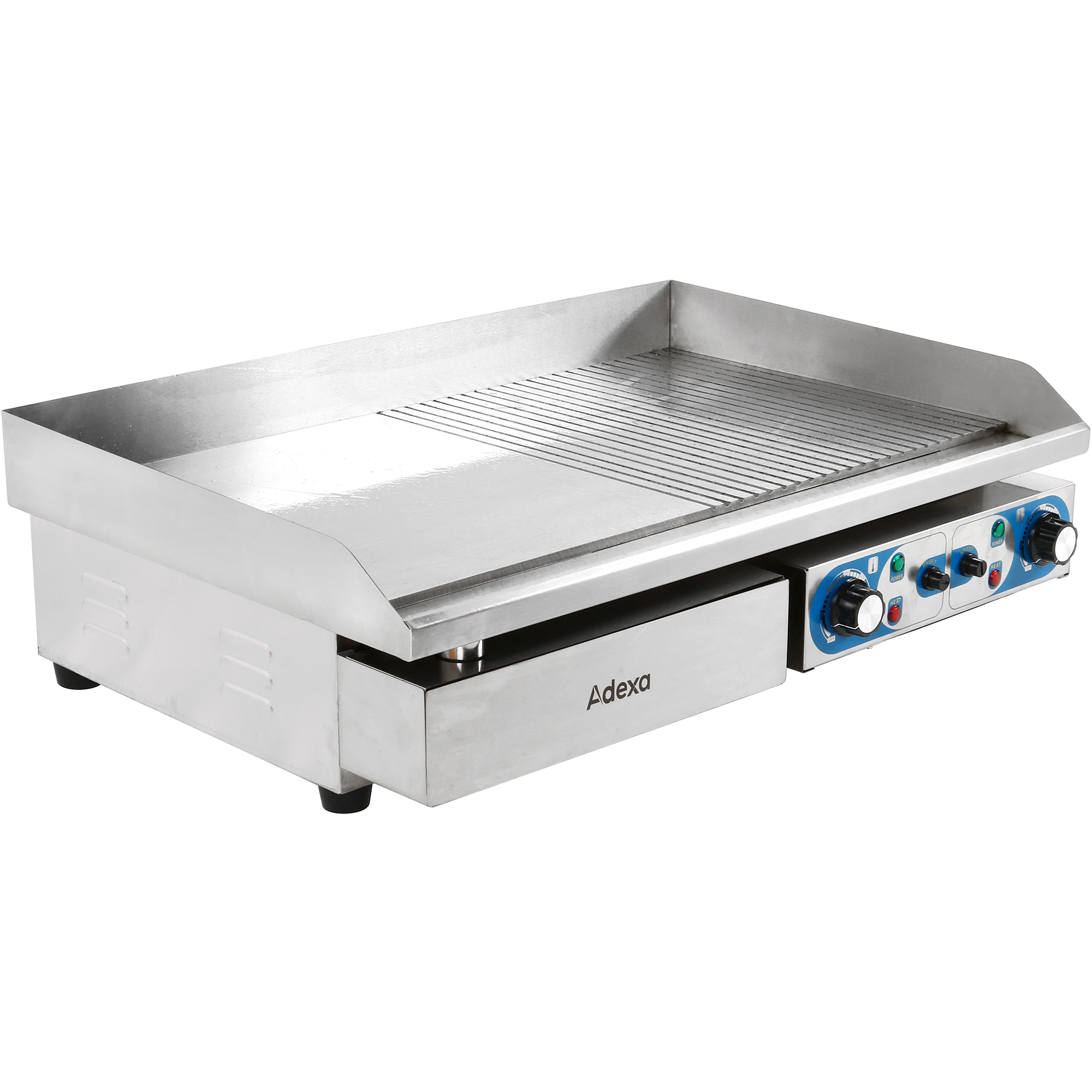 Grillplaat Sile/Ribiline 728X393Mm 2 Tsooni 4.4Kw Elektriline | Adexa Wheg820Afr Grillplaat Sile/Ribiline 728X393Mm 2 Tsooni 4.4Kw Elektriline | Adexa Wheg820Afr - Image 1