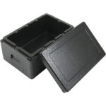 EPP Isolatsiooniga Toidutranspordi kast / Termokast 32 liitrit, komplektis 2xGN1/2 nõud kaane ja käepidemega | Adexa WHEPP212 - Image 3