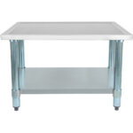 Roostevabast terasest  seadmete alus tsingitud alumise riiuli ja mereäärtega 1000x600x600mm | Adexa WHMT60100