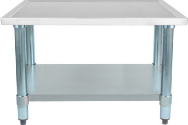 Roostevabast terasest  seadmete alus tsingitud alumise riiuli ja mereäärtega 1000x600x600mm | Adexa WHMT60100