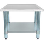 Roostevabast terasest seadmete alusraam tsingitud riiuliga, mõõtmetega 800x700x600mm | Adexa WHMT7080