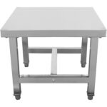 Kommertslik Seadmete Alus / Madala Kõrgusega Roostevabast Terasest Laud 700x700x400mm | Adexa WHPS7070 - Image 7