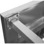 Kommertslik Seadmete Alus / Madala Kõrgusega Roostevabast Terasest Laud 700x700x400mm | Adexa WHPS7070 - Image 2