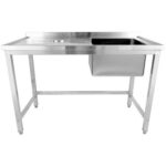 Valamu Jäätmeavadega Roostevaba Teras 1200X600X900Mm 1 Kauss Paremal Pritsmekaitse | Adexa Whstd1270R