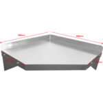 Seina nurgariiul Roostevaba teras 600x600x250mm | Adexa WSCN6030 - Image 2