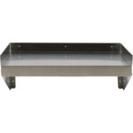 Seinariiul 1 tasapind 3 külge ülespoole 1200x400x254mm roostevaba teras | Adexa WSW400120B - Image 3