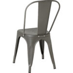 Bistro söögitooli terasest gunmetal metall siseruumides | Adexa WW163DG - Image 4