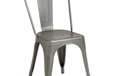 Bistro söögitooli terasest gunmetal metall siseruumides | Adexa WW163DG