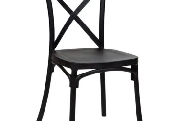 Bistro Söögitool Plastik Must Sise- ja Välistingimustes | Adexa WW6089