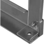 Lakke paigaldatav potiriiul 12 konksuga roostevaba teras 1000x508mm | | Adexa CMR10050 - Image 8