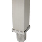 Professionaalne Töölaud Roostevaba teras Alumine riiul 600x800x900mm | Adexa DWT80060 - Image 3