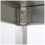 Professionaalne Töölaud Roostevaba teras Alumine riiul 600x800x900mm | Adexa DWT80060 - Image 2