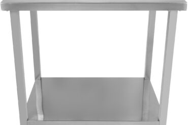 Professionaalne töölaud Roostevaba teras Alumine riiul Tagasein 1200x800x900mm | Adexa DWT80120B