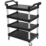 Professionaalne suur tööriistakäru mitmeotstarbeline 4-korruseline 1010x500x1260mm | Adexa HZMCC5014 - Image 5