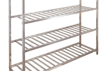 Professionaalne riiulisüsteem roostevabast terasest 1800x600x1550mm 4 riiulit | Adexa SR1800A2