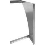 Seinariiul pottide hoidikuga 12 konksu Roostevaba teras 1200x300x300mm | Adexa VMR1230 - Image 2