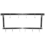 Seinariiul pottidele, 12 konksu, roostevaba teras 1500x300x300 mm | Adexa VMR1530U - Image 8