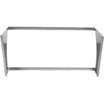 Seinariiul pottide hoidikuga 12 konksu Roostevaba teras 1200x300x300mm | Adexa VMR1230 - Image 5