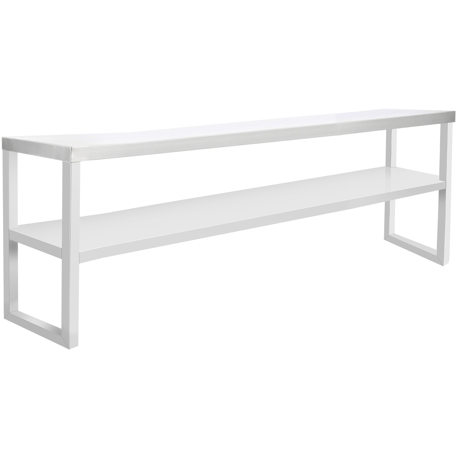 Väljastustasapind 2 tasandit Väljastustasapind 2 tasandit, roostevaba teras, 1600x370x700mm | Adexa WHDS1603770 - Image 1