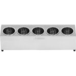 Kaubanduslik söögiriistakorv 5-auguline roostevaba teras | Adexa KFA05B - Image 6