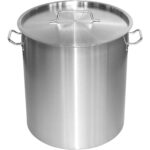 Professionaalne prügikast roostevabast terasest kaanega 75 liitrit | Adexa SDB75 - Image 4