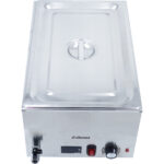 Kommertsiaalne Bain Marie, sealhulgas 1xGN1/1 konteinerid kaanega Digitaalne juhtimine Drenaažikraan | Adexa WH7066CT - Image 2