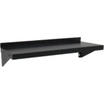 Kommertslik seinariiul Must pulbervärvitud teras 800x300x190mm | Adexa WSPC30080