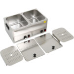 Kaubanduslik topelt hot dog'i soojendaja 2x8 liitrit 2.4kW | Adexa XDESW8D - Image 8