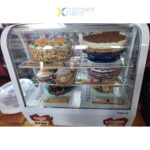 Vitriinkülmik 100 liitrit 2 riiulit Valge | Adexa CW100W - Image 2