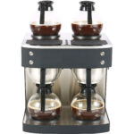 Kaksikfiltriga Kohvimasin Käsitsi Täidetav 4 Klaaskannu 4 Kuumutusplaati | Adexa DRB686P - Image 3