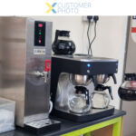 Kaksikfiltriga Kohvimasin Käsitsi Täidetav 4 Klaaskannu 4 Kuumutusplaati | Adexa DRB686P - Image 2