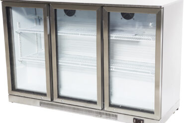 Baarikülmik 3 hingedega ust 312 liitrit Roostevaba teras | Adexa SSBC03PP