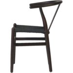 Tume pähklivärvi pöögipuidust tool musta punutud nöörist istmega | | Adexa GSW0029DWB - Image 5