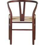 Pöögipuidust Tool Pähkel hele värv heleda põimitud köie istmega | | Adexa GSW0029LWBE - Image 7