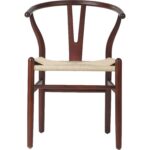 Pöögipuidust Tool Pähkel hele värv heleda põimitud köie istmega | | Adexa GSW0029LWBE - Image 2