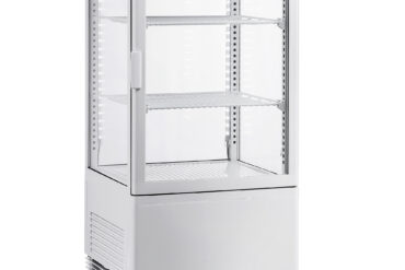 Vitriinkülmik lauapealne 58 liitrit 2 riiulit Valge 1 tasapinnaline uks | Adexa CL58W