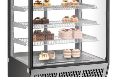 Vitriinkülmik 145 liitrit 3 riiulit Roostevaba Teras | Adexa CW145