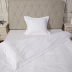 Padjapüür komplekt Tekikott & Padjapüür Satin 150x210cm/50x60cm 300TC Valge | Siexa DCPC1502103 - Image 2