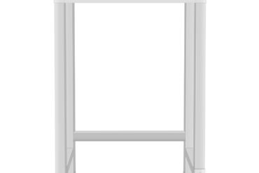 Äripindadele mõeldud töölaud Roostevaba teras Ilma alumise riiulita 450x600x965mm | Adexa DW4560WO