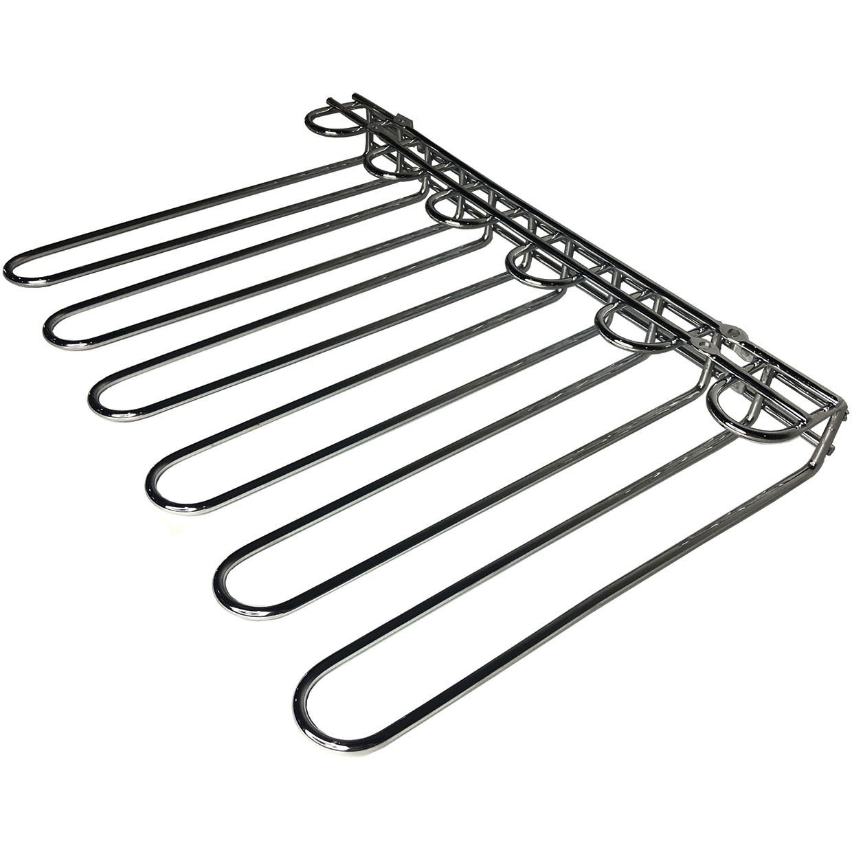 Veiniklaasihoidja must Veiniklaasihoidja must, lakke kinnitatav, pikkus 450 mm, 20 veiniklaasi | Adexa WGR5B - Image 1