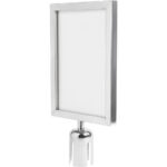 Märkide raam postidele Hõbedane A4 | Adexa A009SS - Image 3