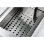 Kaubanduslik Elektrilne Fritüür Kahekordne 2x10 liitrit 6kW Lauapealne Äravoolukraan | Adexa HEF102V - Image 5