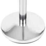 Hõbedane piirdepost musta sissetõmmatava lindiga 2m | Adexa SBP01B - Image 2