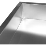 Kaubanduslik roostevaba terasest vasakpoolne töölaud 600x600x965mm | Adexa DWL6060L - Image 5