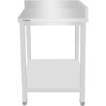 Kaubanduslik roostevabast terasest külglaud 700x700x900mm | Adexa DWTL7070LR - Image 4