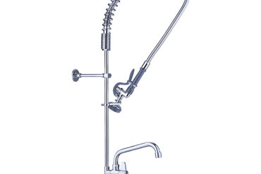 Eelpesu pihustusseade Seinale paigaldatav Kahekordne sisselaskeava Kõrgus 1055mm Roostevaba teras | Adexa EQ2802A12