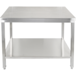 Premium töölaua koos alumise riiuliga 304 roostevaba teras Sobib välitingimustesse 1000x600x900mm | Adexa Elite ET260100