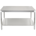 Premium töölaud alumise riiuliga 304 roostevabast terasest Sobib välitingimustesse 1600x600x900mm | Adexa Elite ET260160