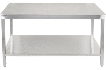 Premium Work laud koos alusriiuliga 304 roostevaba teras Sobib õues kasutamiseks 2000x600x900mm | Adexa Elite ET260200