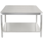 Premiumi töölaud alariiuliga 304 roostevaba teras Sobib õues 1400x700x900mm | Adexa Elite ET270140